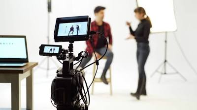 Media interview setup